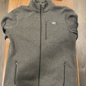 LL Bean Sweater Fleece Full Zip Jacket